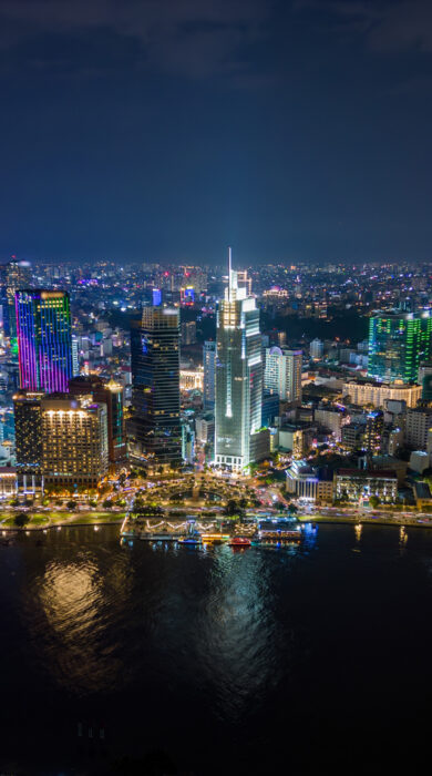 Aerial view of downtown Ho Chi Minh City (Shutterstock)