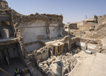 Suliman Al Saigh House in ruins